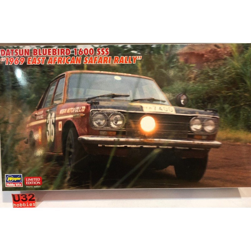 HASEGAWA 20583 KIT 1/24 DATSUN BLUEBIRD 1600 SSS 1969 EAST AFRICAN SAFARI RALLY