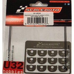 SCALEAUTO SC-1651B SEPARADORES PARA GUIA SC 0,25mm DE ESPESOR PARA 1/32