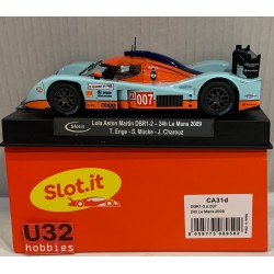SLOT CAR SLOT.IT CA31D LOLA ASTON MARTIN DBR1-2 -007 LE MANS 2009 T.ENGE-S.MUCKE