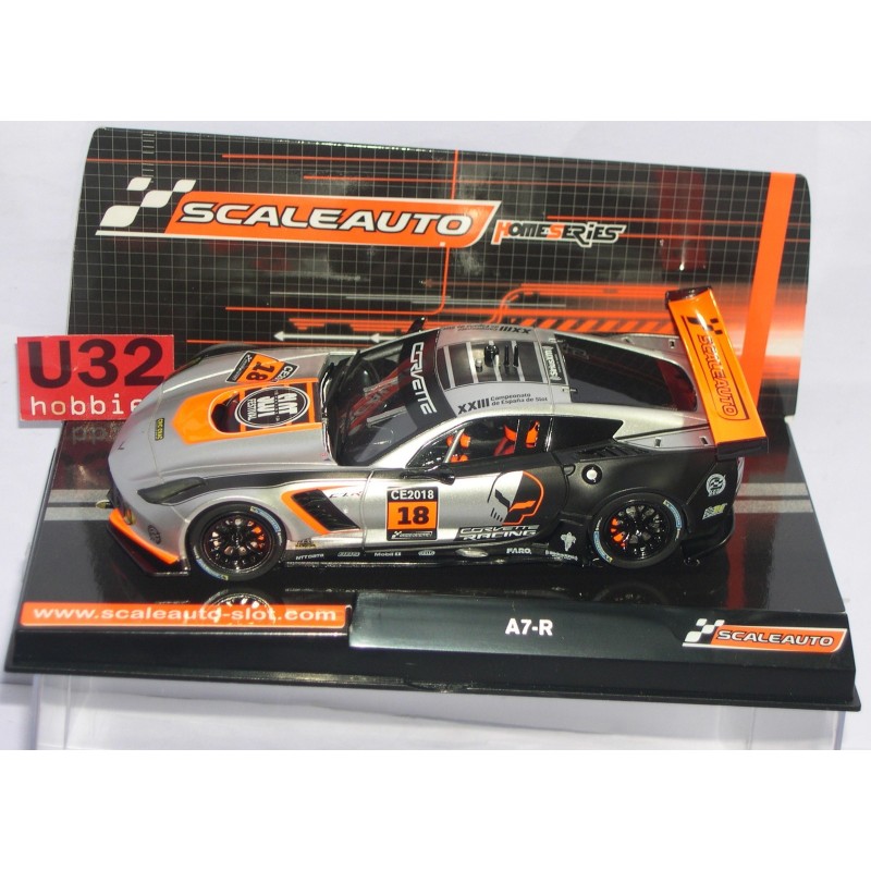 SCALEAUTO SC-6230 CORVETTE A7-R -18 ESPECIAL CAMPEONATO ESPAÑA 2018  LTED.ED.