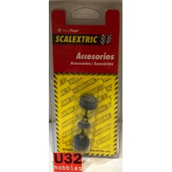 SCALEXTRIC 8836 EJE TREN DE RUEDAS AUDI TT POSTERIOR TIPO 6