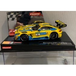 SLOT CAR CARRERA EVOLUTION 27775 MERCEDES AMG GT3 EVO -4 TEAM HRT DTM 2023