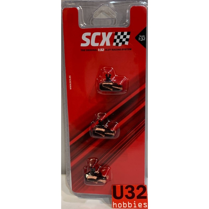 SLOT CAR SCALEXTRIC A10281X400 GUIA CON TRENCILLAS 3 UNIDADES