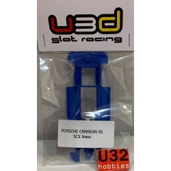 U3D CHASIS 3D PORSCHE 911 CARRERA RS LINEA AZUL SCALEXTRIC