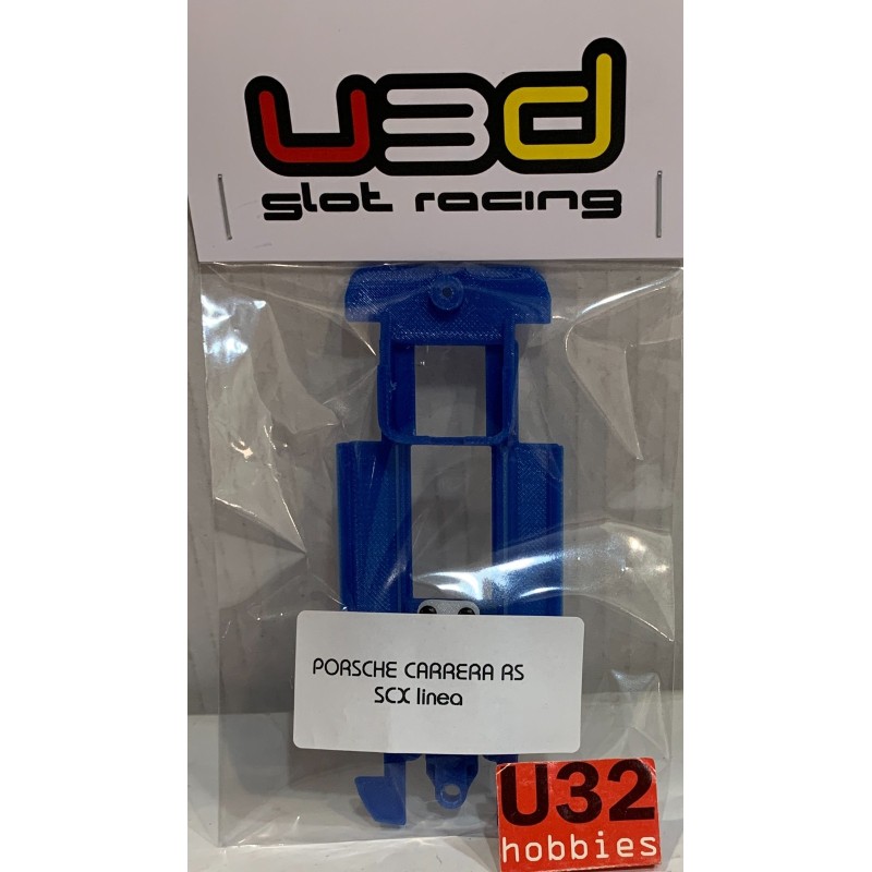 U3D CHASIS 3D PORSCHE 911 CARRERA RS LINEA AZUL SCALEXTRIC