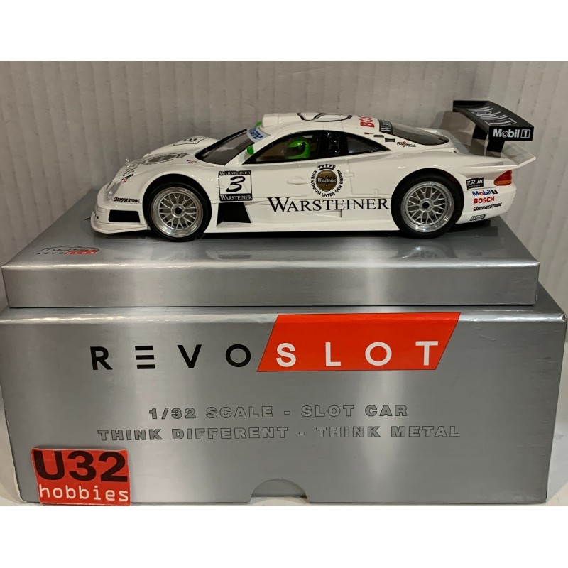 SLOT CAR REVOSLOT RS-0135 MERCEDES CLK GTR -3 GT1 CLASS WARSTEINER