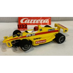 SLOT CAR CARRERA EXCLUSIV 20415 FORMULA INDY -34 SPIN TAB 1/24