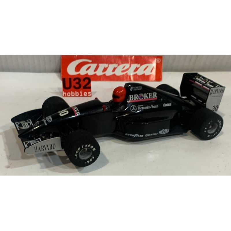 SLOT CAR CARRERA EXCLUSIV 20417 SAUBER MERCEDES BENZ -30 BROKER 1/24