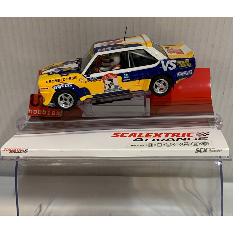SLOT CAR SCX SCALEXTRIC ADVANCE E104991S300 FIAT SEAT ABARTH 131 -7 OLIO FIAT