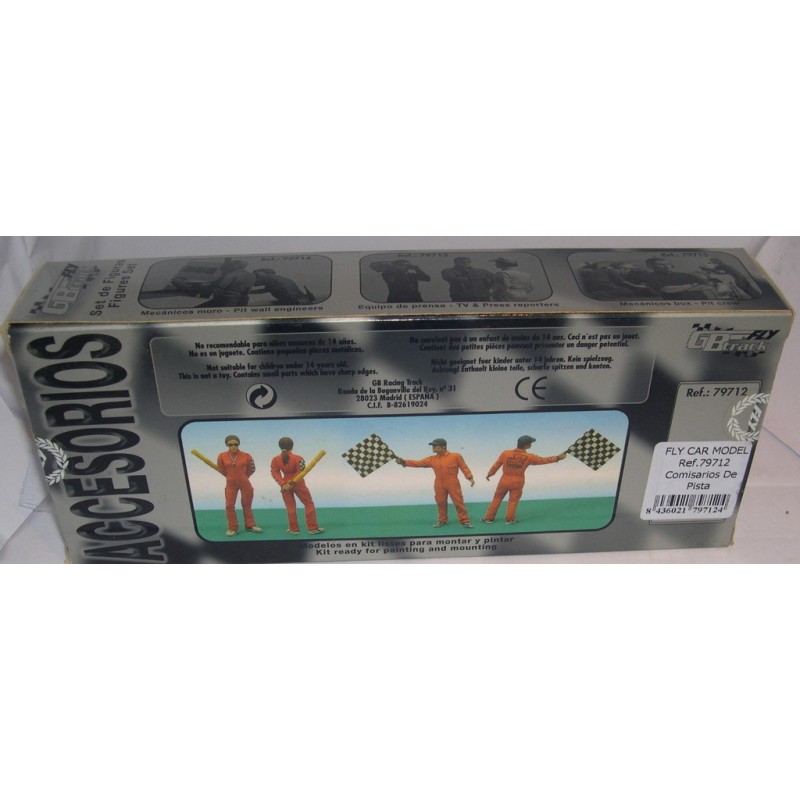 FLY 79712 SLOT FIGURAS DE PLOMO COMISARIOS DE PISTA  LTED.ED  MB