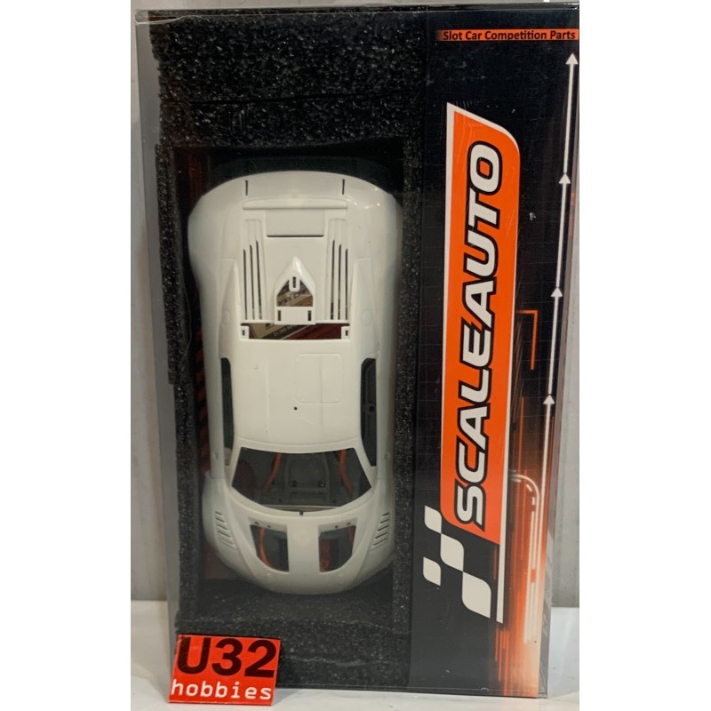 SLOT CAR SCALEAUTO SC-6389 AUDI R8 LMS GT2 2025 ANGLEWINDER WHITE RACING KIT