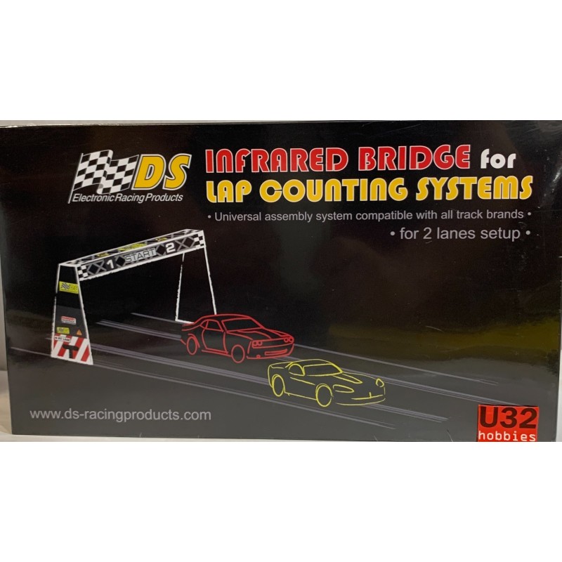 SLOT CAR DS-0106 SENSOR INFRAROJOS CUENTAVUELTAS PARA DOS CARRILES UNIVERSAL