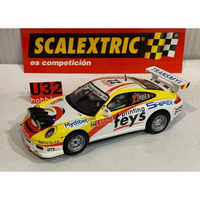 SLOT CAR SCX SCALEXTRIC A10219S300 PORSCHE 811 GT3 -22 RALLY MONTE CARLO M.DUEZ