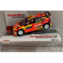 SLOT CAR SCX SCALEXTRIC ADVANCE E10566S300 SKODA FABIA WRC2 -25 PEPE LOPEZ