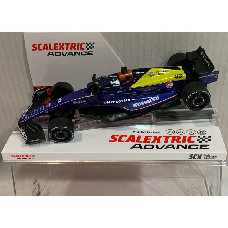 SLOT CAR SCX SCALEXTRIC ADVANCE E10602S300 WILLIAMS FW46 -43 F1 2025 F.COLAPINTO