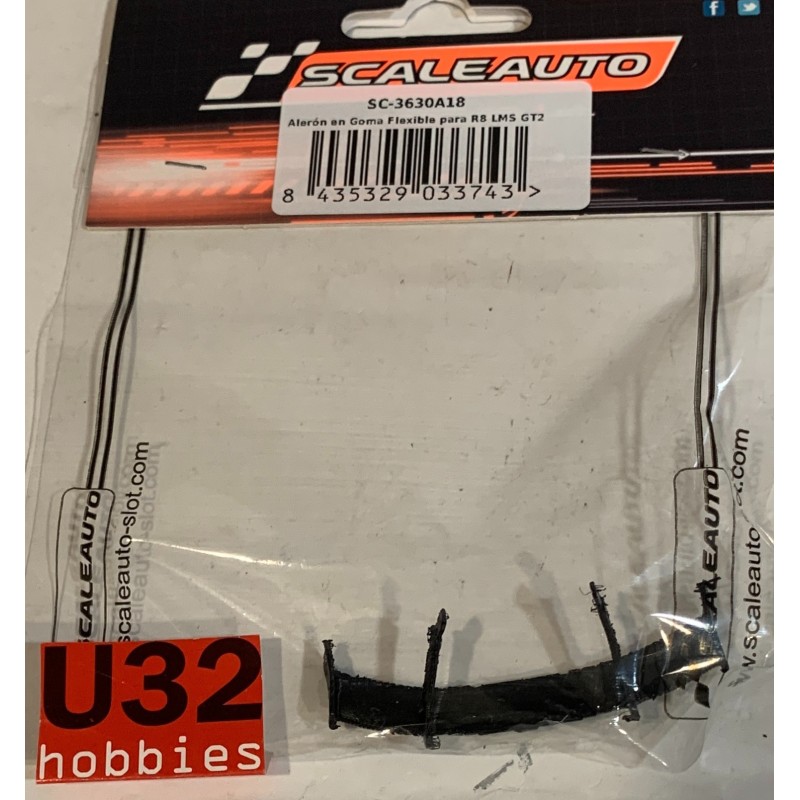 SCALEAUTO SC-3630A18 ALERON AUDI R8 GT3 DE GOMA FLEXIBLE