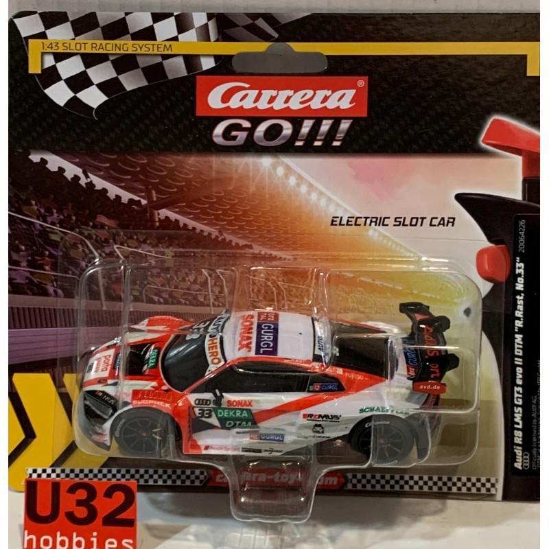 SLOT CAR  CARRERA GO!!! 64226 AUDI. R8 LMS GT3 EVO II -33 R.RAST