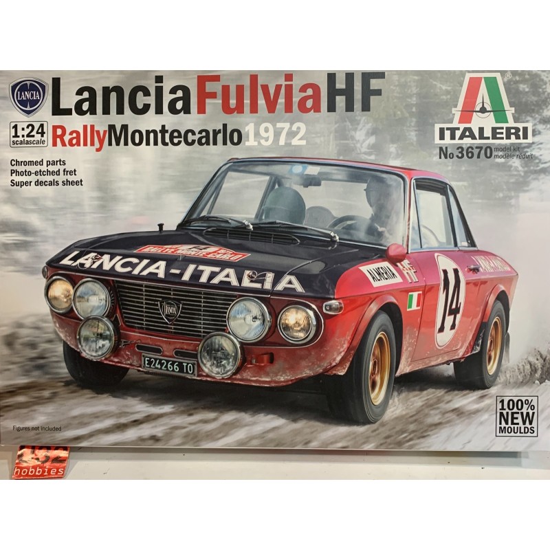 ITALERI 3670 KIT 1/24 LANCIA FULVIA HF RALLY MINTE CARLO 1972