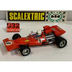 SLOT CAR SCALEXTRIC EXIN C-48 FORD TYRRELL 001 F1 -8 ROJO  J.STEWART