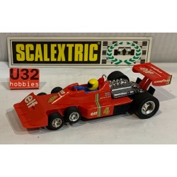 SLOT CAR SCX SCALEXTRIC EXIN C-4O54 FORD TYRRELL P34 6 RUEDAS F1 -4 ROJO