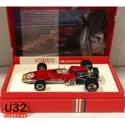 SLOT CAR POLICAR PCW02 LOTUS 72 -22 GP MONZA 1970 JOCHEN RINDT