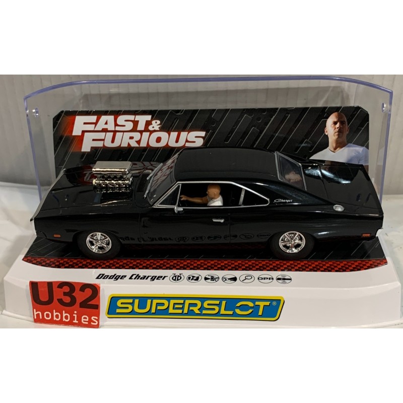 SLOT CAR SCX SUPERSLOT H4573 DODGE CHARGER THE FAST AND THE FURIOUS