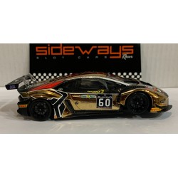 SLOT CAR RACER SIDEWAYS SWCAR01F LAMBORGHINI HURACAN GT3 -60 RATON RACING TEAM