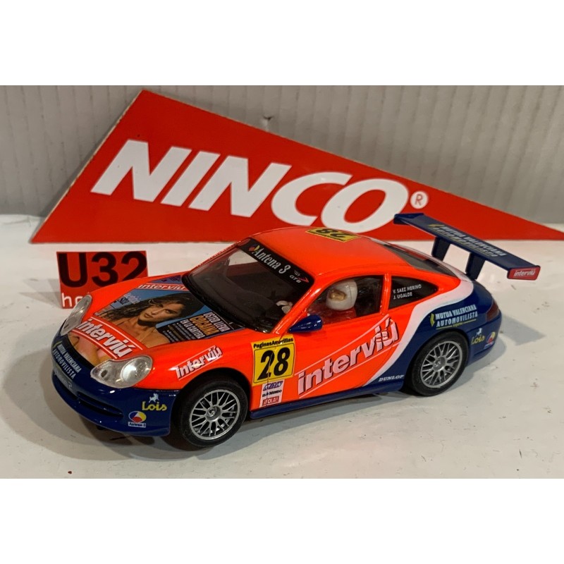 SLOT CAR NINCO 50259 PORSCHE 911 GT3-R -2 INTERVIU V.SAEZ MERINO-J.UGALDE