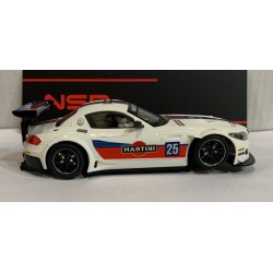 SLOT CAR NSR 0601AW BMW Z4 -25 MARTINI RACING WHITE