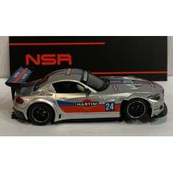 SLOT CAR NSR 0600AW BMW Z4 -24 MARTINI RACING GREY