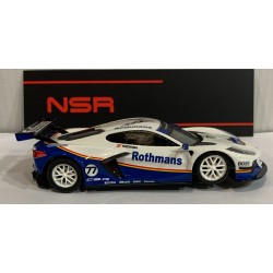 SLOT CAR NSR 0577AW CORVETTE C8.R -77 ROTHMANS BLUE