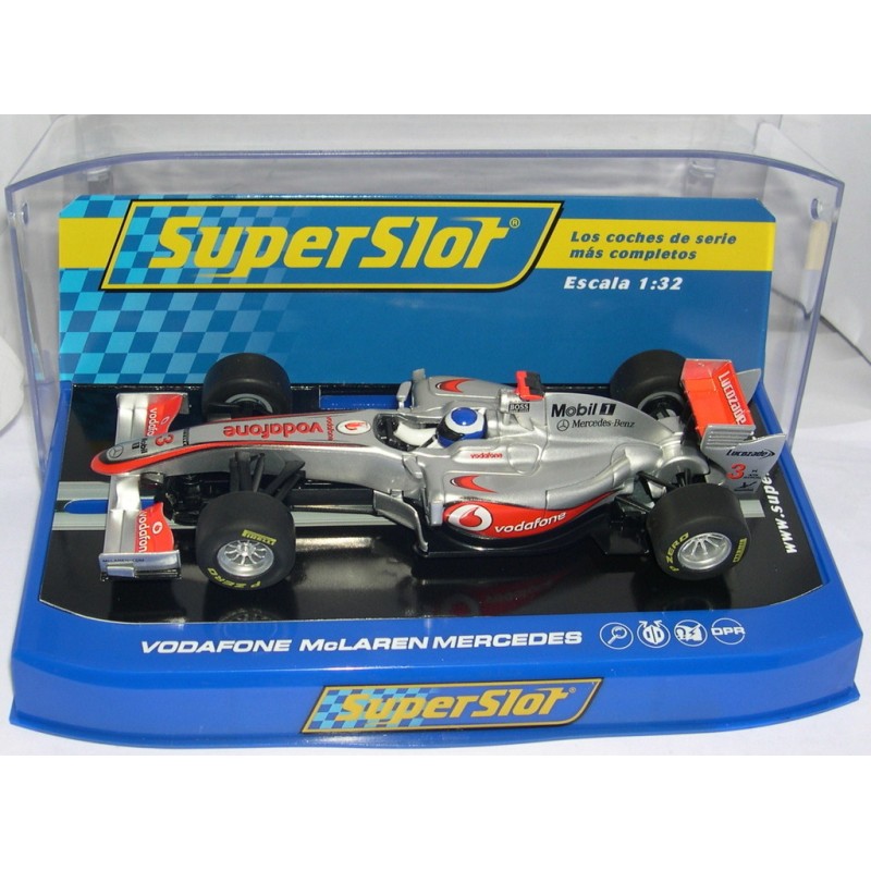 SLOT CAR SCX SUPERSLOT H3265 McLAREN MERCEDES VODAFONE  F1 -3  J.BUTTON