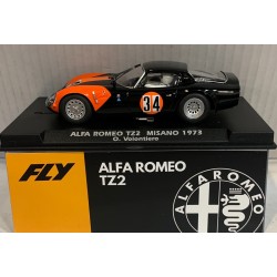 SLOT CAR FLY A2103 ALFA ROMEO TZ2 -34 MISANO 1973 O.VOLONTIERO