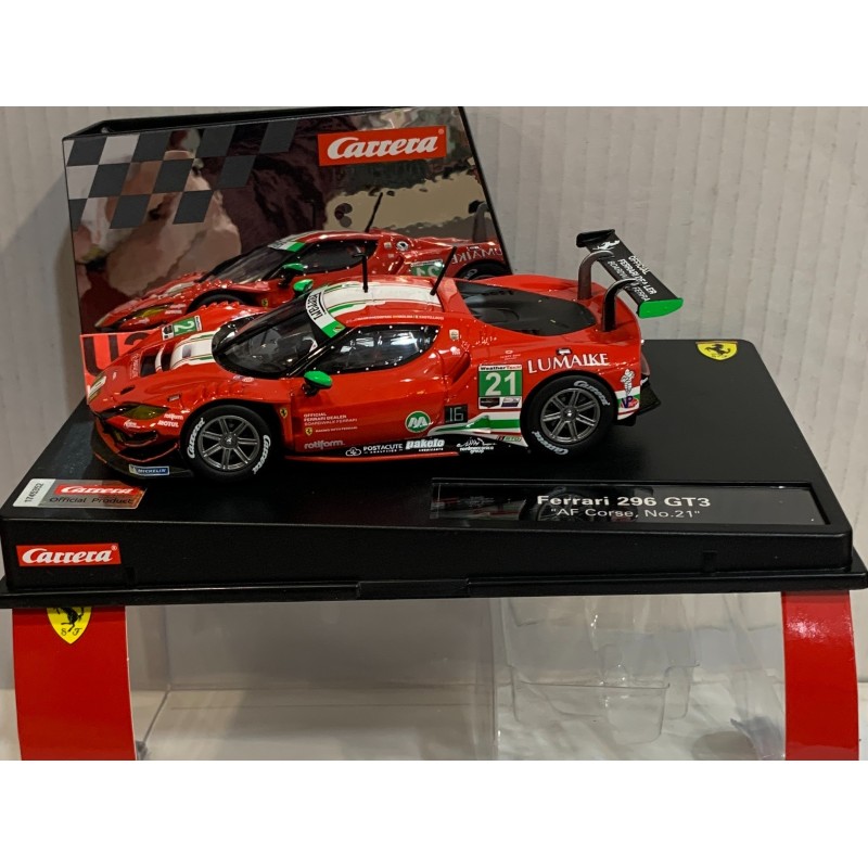 SLOT CAR CARRERA EVOLUTION 27762 FERRARI 296 GT3 -21 AF CORSE