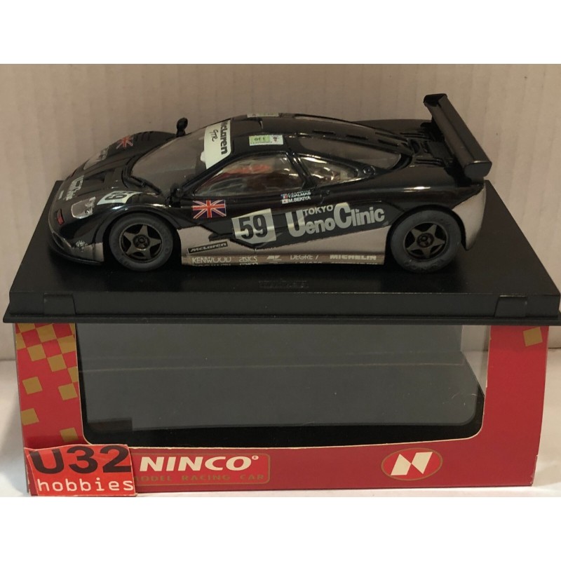 SLOT CAR NINCO 50129 McLAREN F1 GTR  -59 UENO CLINIC LE MANS J.J.LETHO-Y.DALMAS