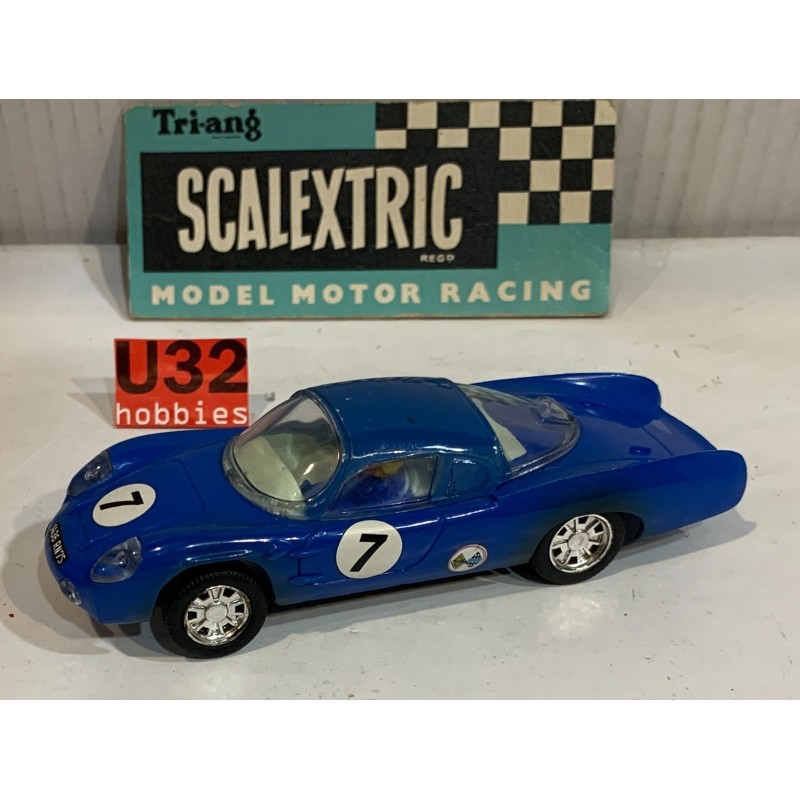 SLOT CAR SCX TRIANG SCALEXTRIC C-1 ALPINE RENAULT -7 AZUL
