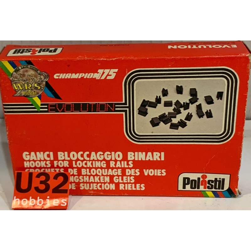 SLOT CAR POLISTIL CHAMPION 175 A214 CLIPS SUJETAPISTAS 30 UNIDADES