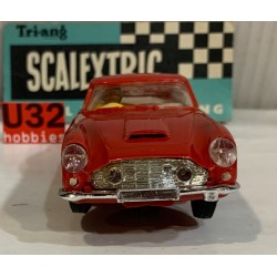 SLOT CAR TRIANG SCALEXTRIC C68 ASTON MARTIN DB4 GT -3 ROJO OSCURO