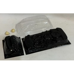 SLOT CAR SCALEAUTO SC-7913 INTERIOR SKODA FABIA  ALIG.+ CRISTAL LEXAN 1/24