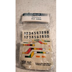 qq SCALEXTRIC EXIN 2202 BLISTER  REMOLQUE BLANCO  + HOJA ADHESIVOS *