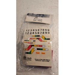 qq SCALEXTRIC EXIN 2202 BLISTER  REMOLQUE ROJO  + HOJA ADHESIVOS *