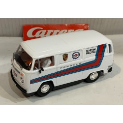 SLOT CAR CARRERA EVOLUTION 27838 VOLKSWAGEN VW BUS T2B MARTINI RACING