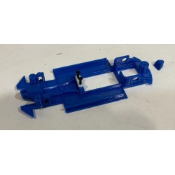 U3D CHASIS 3D VOLKSWAGEN POLO WRC LINEA  AZUL SUPERSLOT SCALEXTRIC UK