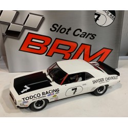 SLOT CAR BRM-198 1/24 CHEVROLET CAMARO Z28 -7 TRANS-AM 1969 MICHIGAN C.FISHER