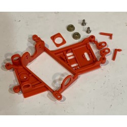 SLOT.IT CH131 SOPORTE MOTOR ANGLEWINDER OFFSET 1.25mm  EVO6 HARD BEARING VERSION