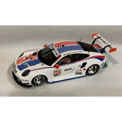 SLOT CAR SCALEAUTO SC-6247RS PORSCHE 911 (991.2) -912 24H.DAYTONA 2019 E.BAMBER