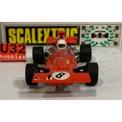 SLOT CAR SCALEXTRIC EXIN C-48 FORD TYRRELL 001 F1 -8 ROJO  J.STEWART