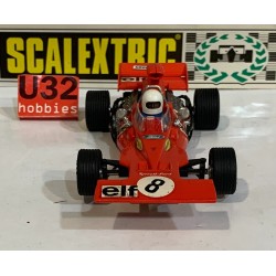 SLOT CAR SCALEXTRIC EXIN C-48 FORD TYRRELL 001 F1 -8 ROJO OSCURO  J.STEWART