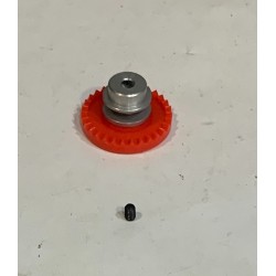 SLOT.IT GI30AL CORONA 30D EN LINEA ALUMINIO  DIAMETRO 17mm PESO 3.0grs.EJE 2.38