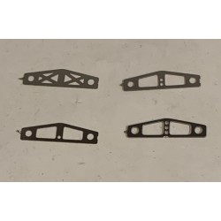 SLOT CAR SCALEAUTO SC-6533 SEPARADORES RT4 EN ACERO PARA ALTURA EJE TRASERO